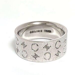 Celine Silver Patterned Band
